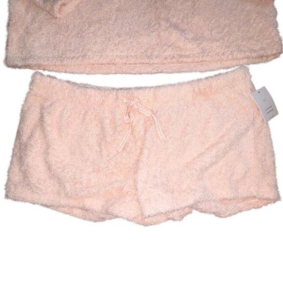 Lauren Conrad Intimates Cozy Shorts Sleeve Set-Pink-XL-NWT - Picture 5 of 7